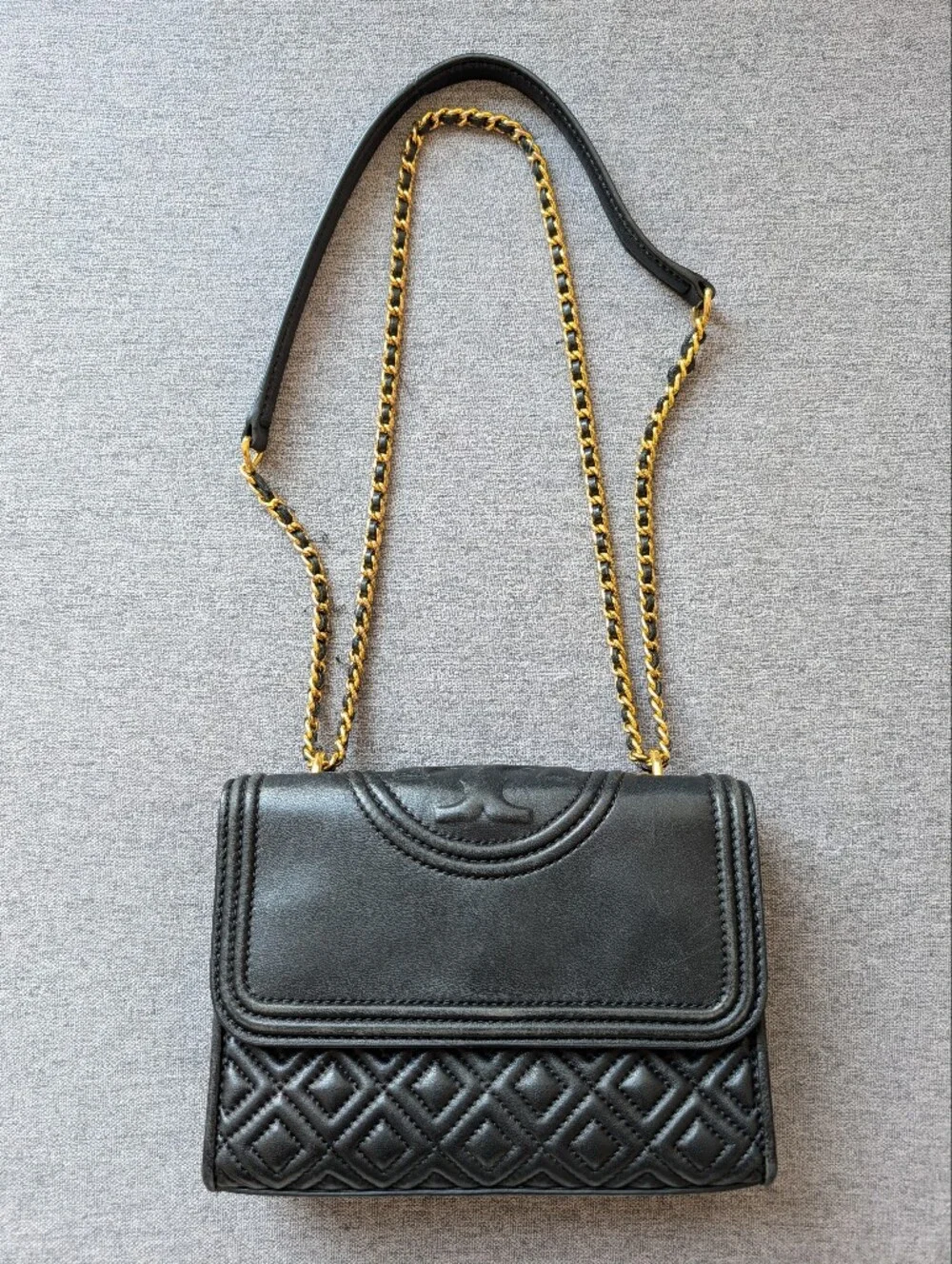 Black Quilted Tory Burch